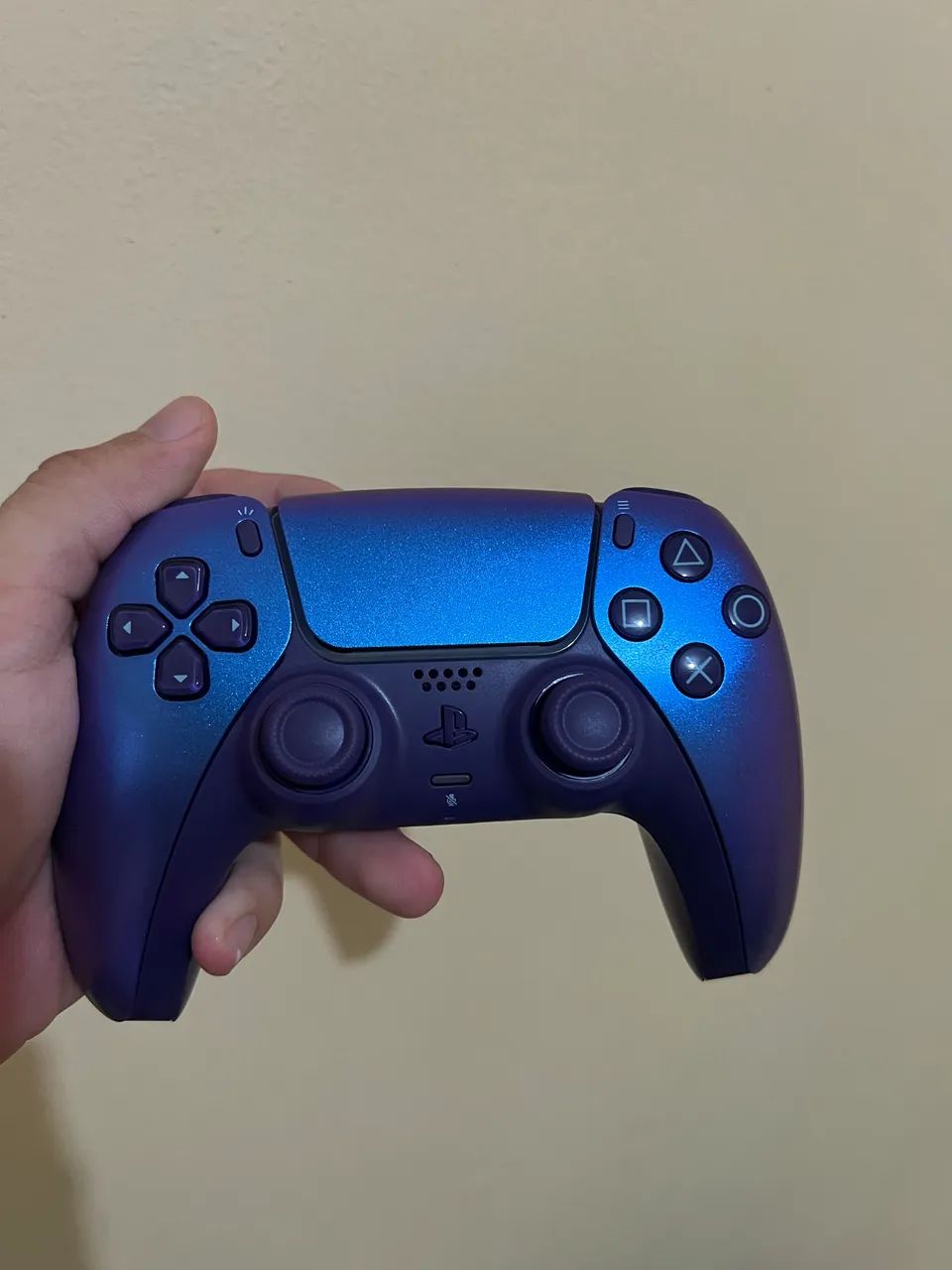 Controle PS5 DualSense Chroma Indigo - Original Sony - Foto 4