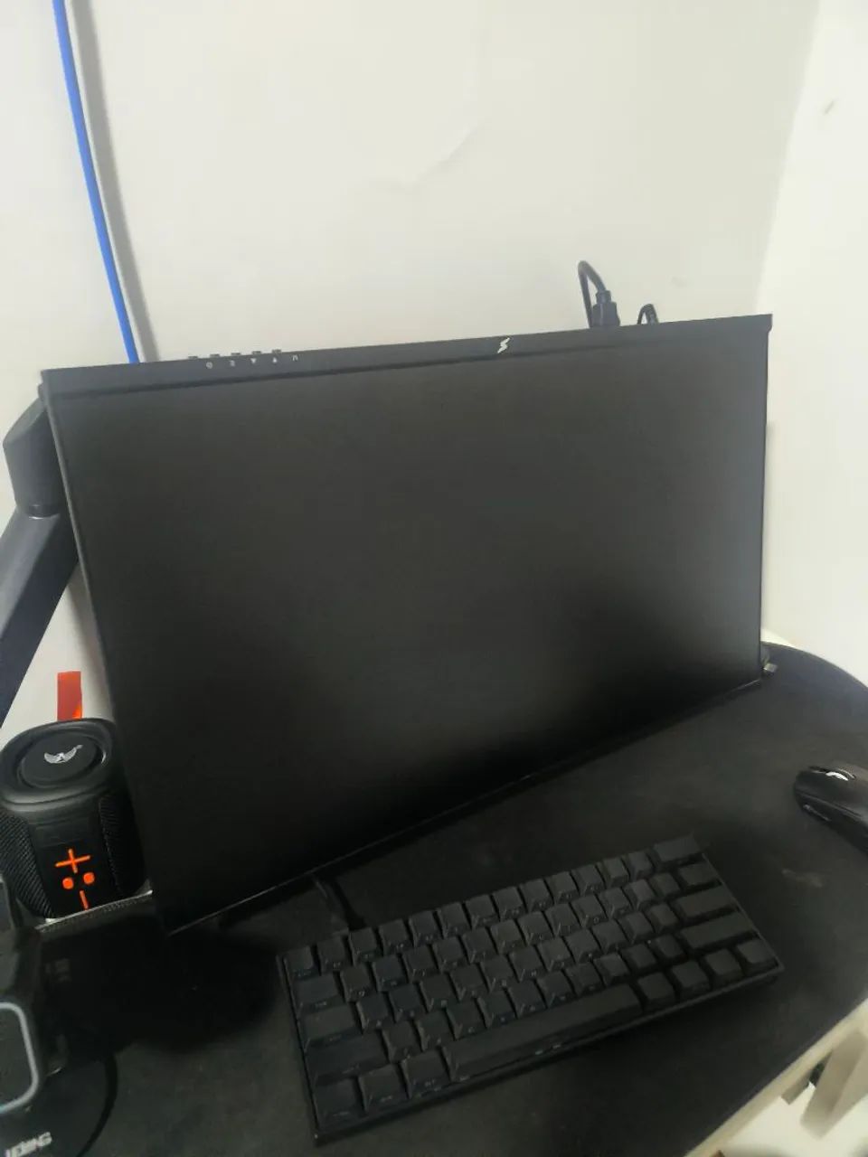 Monitor 200hz pouco uso 24 polegadas/ com braço articulado nimbo 110 - Foto 4