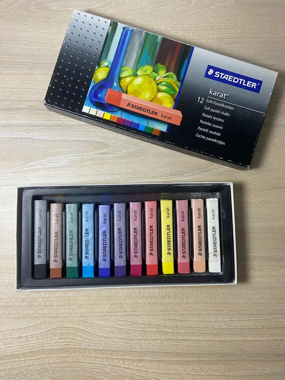 Pastel seco para desenho 