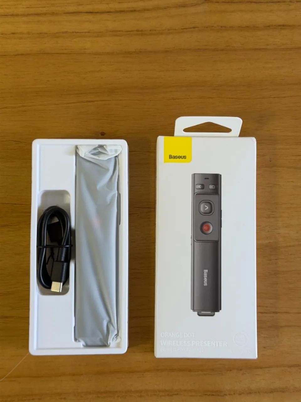 Passador de Slides Baseus com Laser | USB-C Recarregável - Foto 2