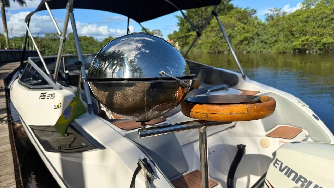 LANCHA CABINADA FS 215 ANO 2019 ZERADA FS YACHTS 21,5 PES  - Foto 4