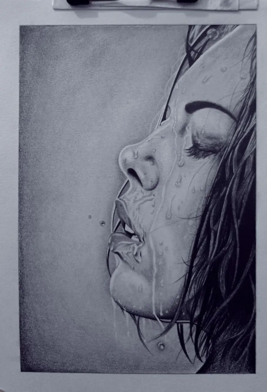 Desenho à mão emoldurado.  - Foto 2