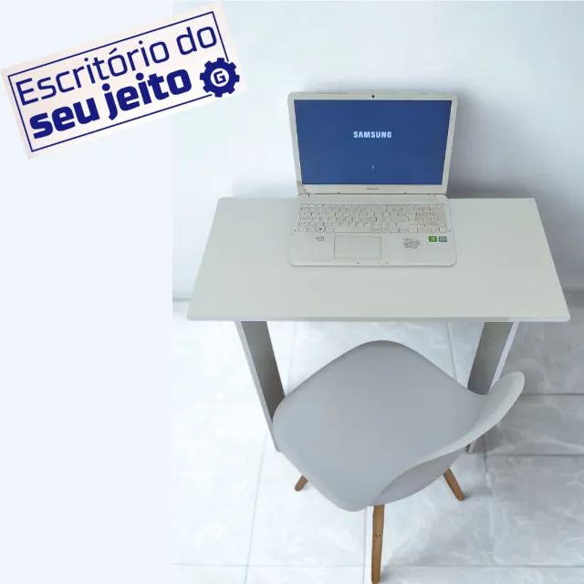 Escrivaninha Multiuso NOVA Mesa de Escritório para Notebook Estudo Computador Home Office - Foto 3
