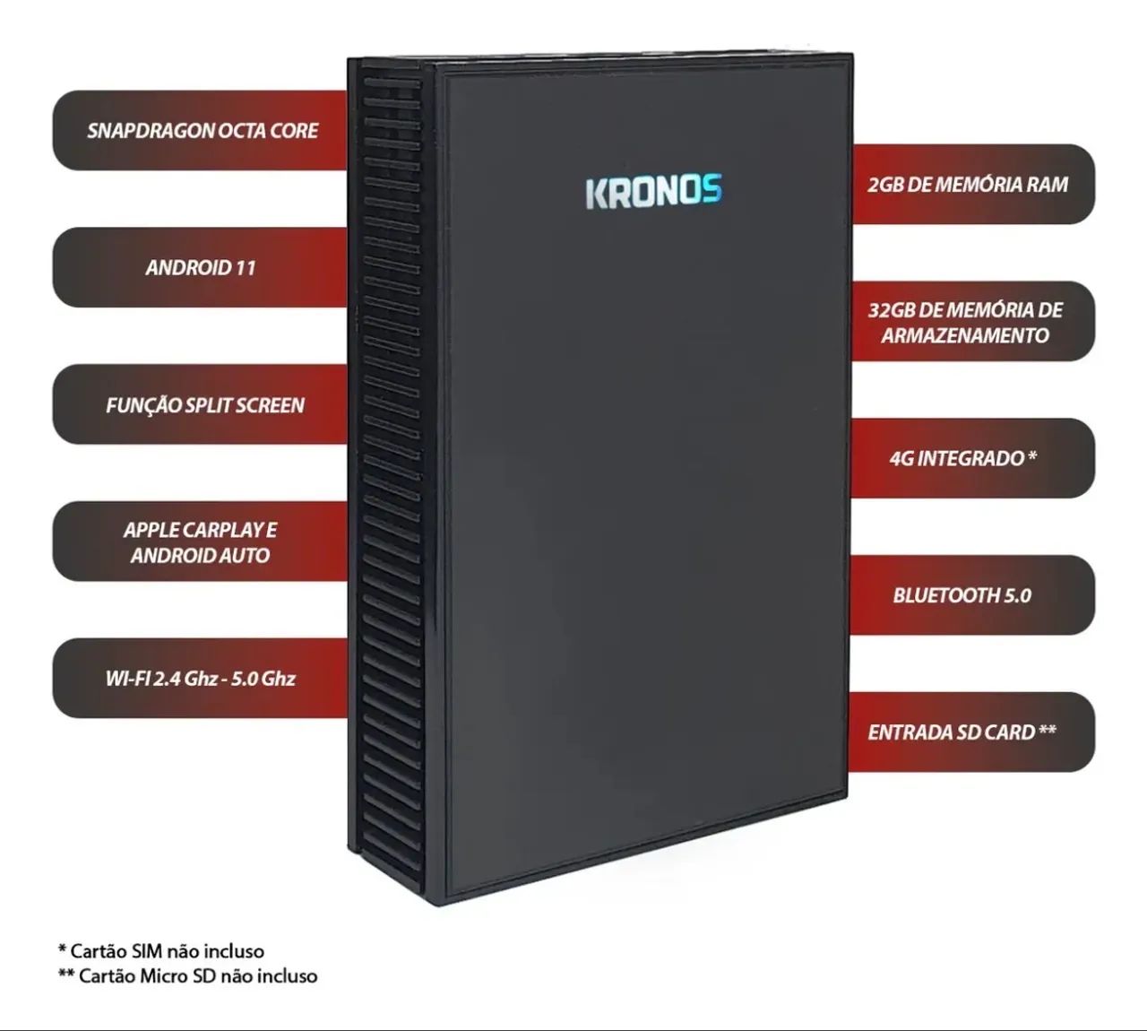 Streaming Box Kronos Octa Core 4k Vídeo
