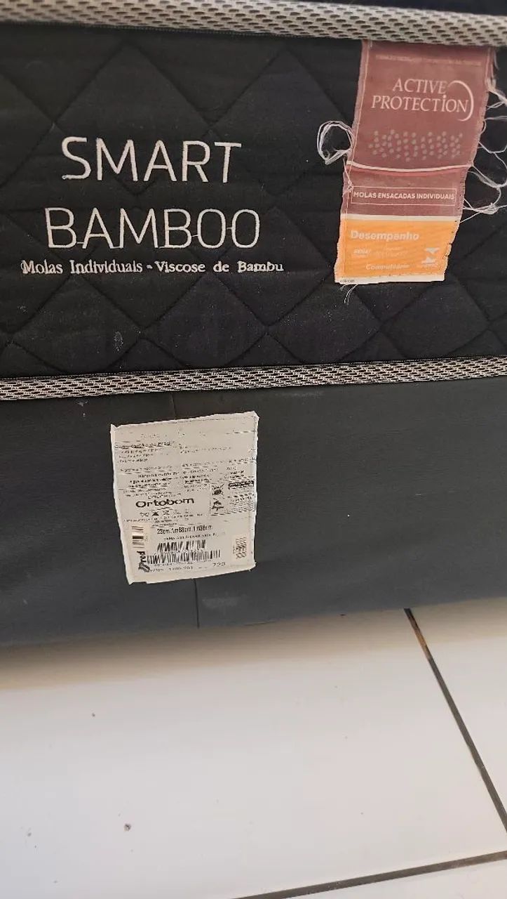 Vendo cama box e colchão