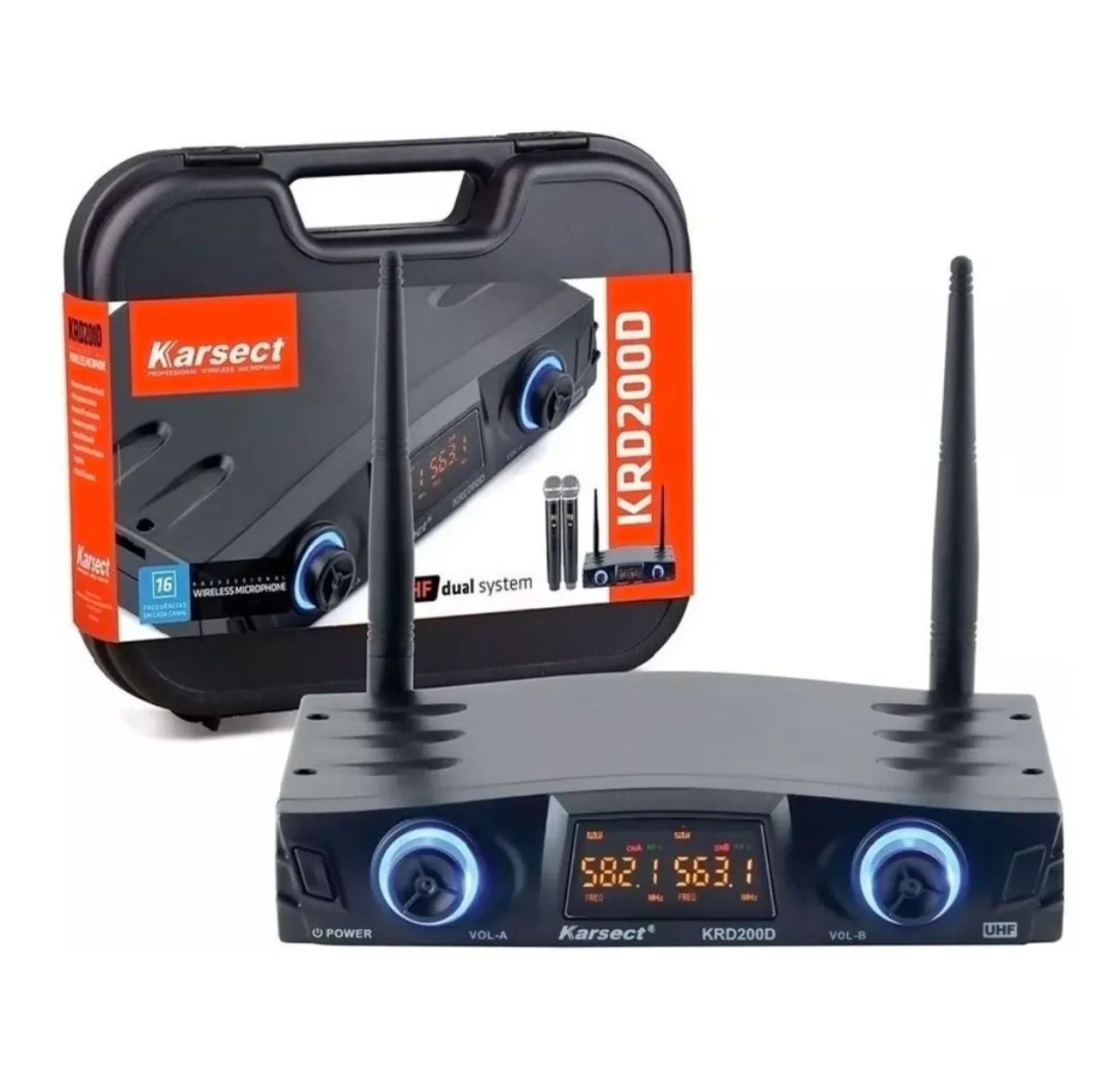 MICROFONE KARSECT KRD200D SEM FIO - Foto 2