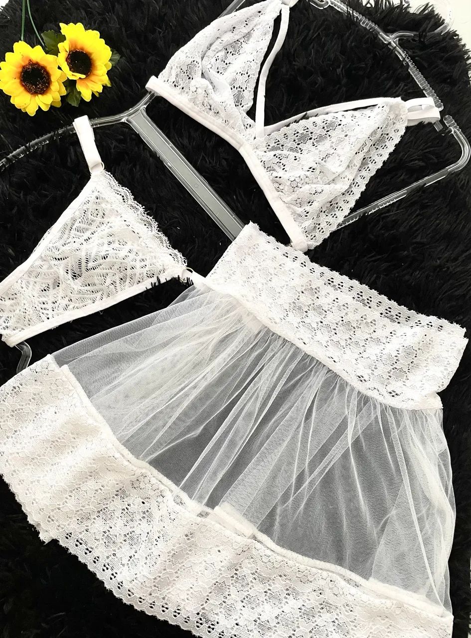 Conjunto lingerie + saia  - Foto 2