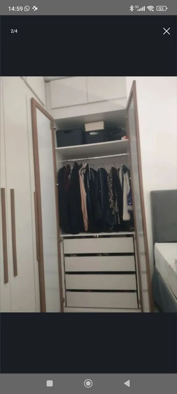 BAIXOU PRA LEVAR!!! Guarda roupa modular de excelente qualidade  - Foto 4