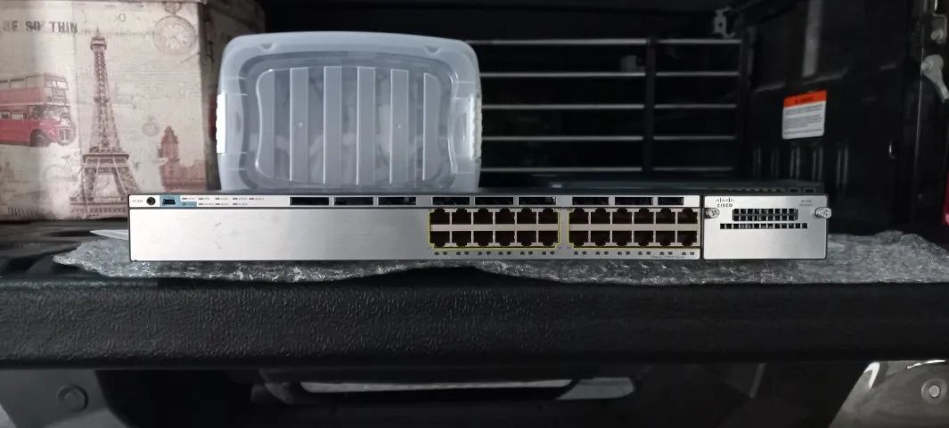 Switch Cisco Catalyst 3750x Poe+ Rj45 24-port
