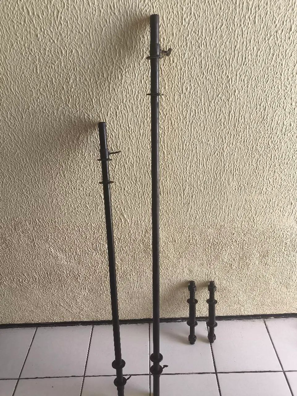 Kit de Barras +Par de Halteres rosqueaveis  - Foto 2