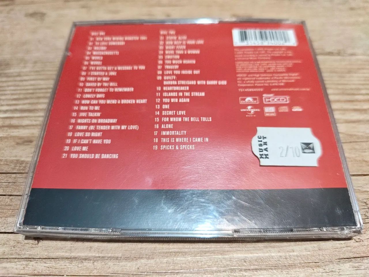 Cd Bee Gees Their Greatest Hits The Record - Foto 5