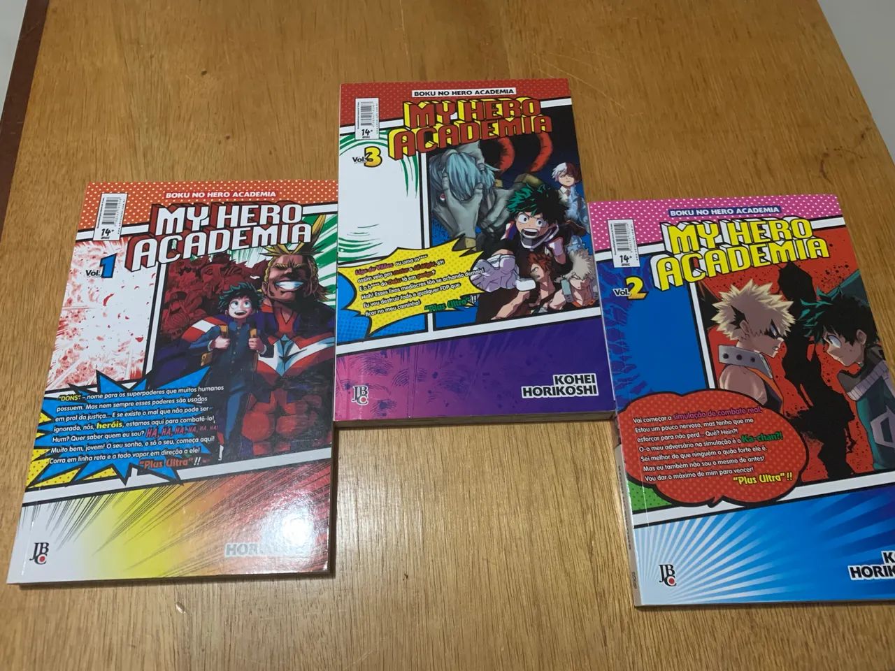 Mangás boku no hero 1 ao 3 - Foto 3