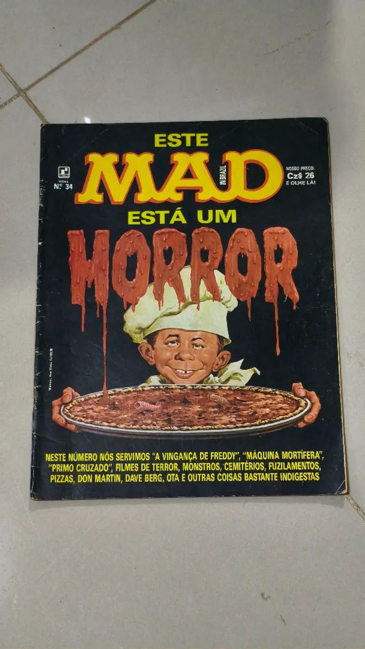 Revista Mad número 34 - Editora Record 