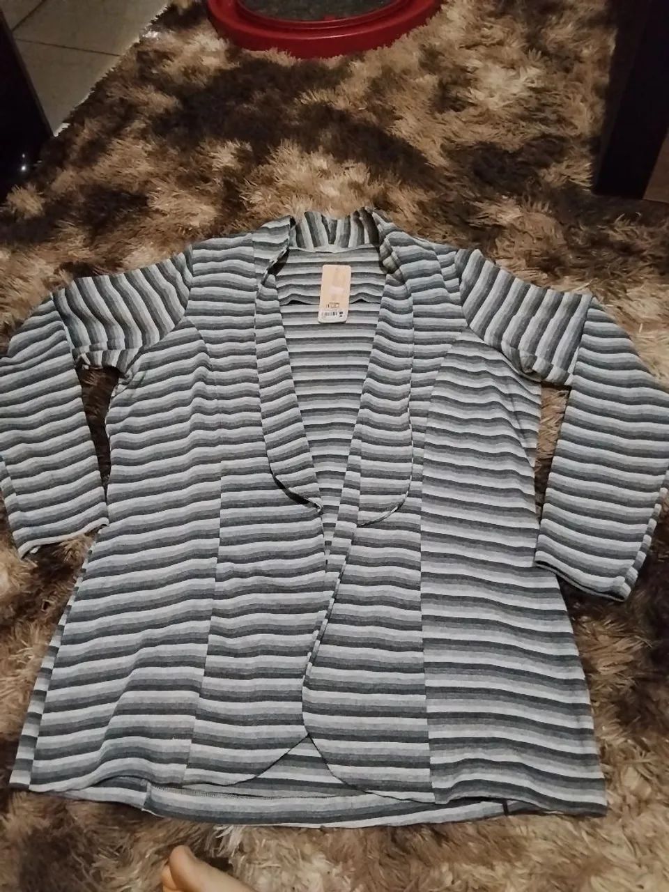 Conjunto blusa e casaco plus size feminino  - Foto 3