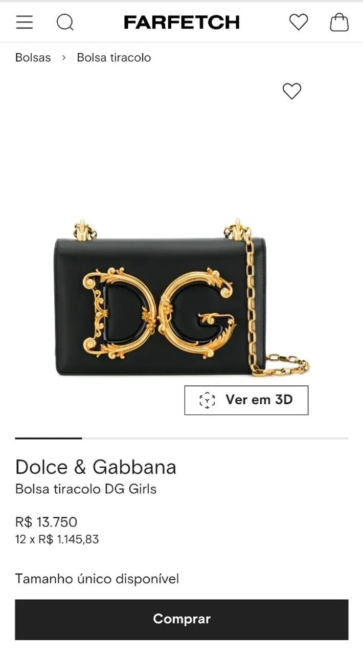 Bolsa Dolce Gabbana original autenticada!!! - Foto 6