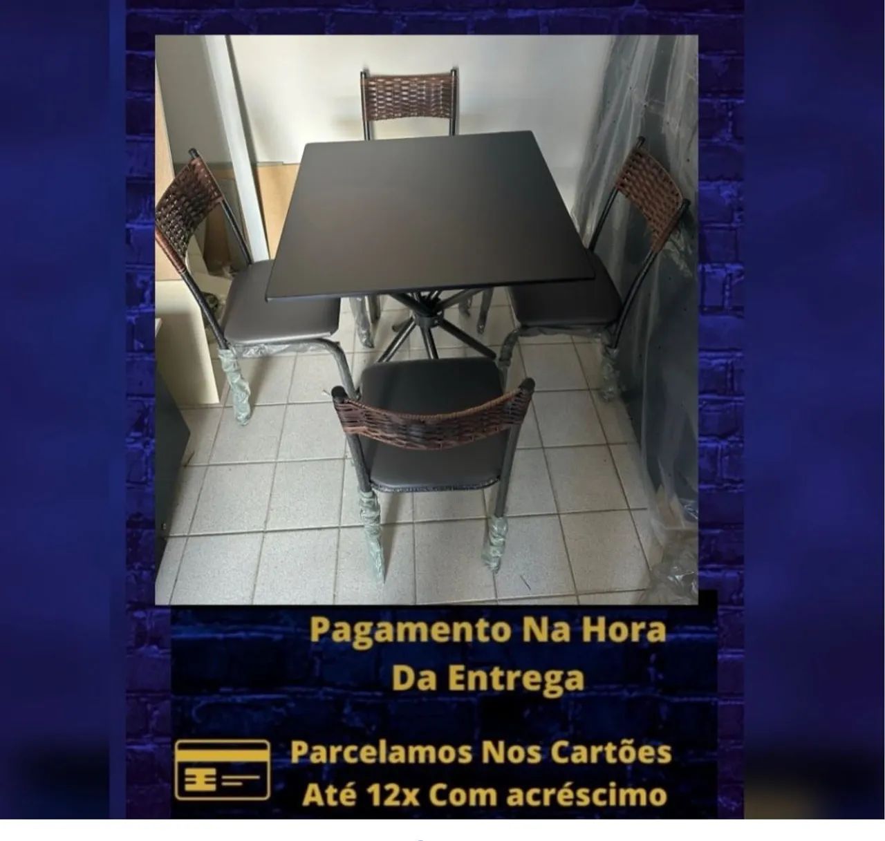 Mesa de jantar de 4 cadeira  - Foto 2