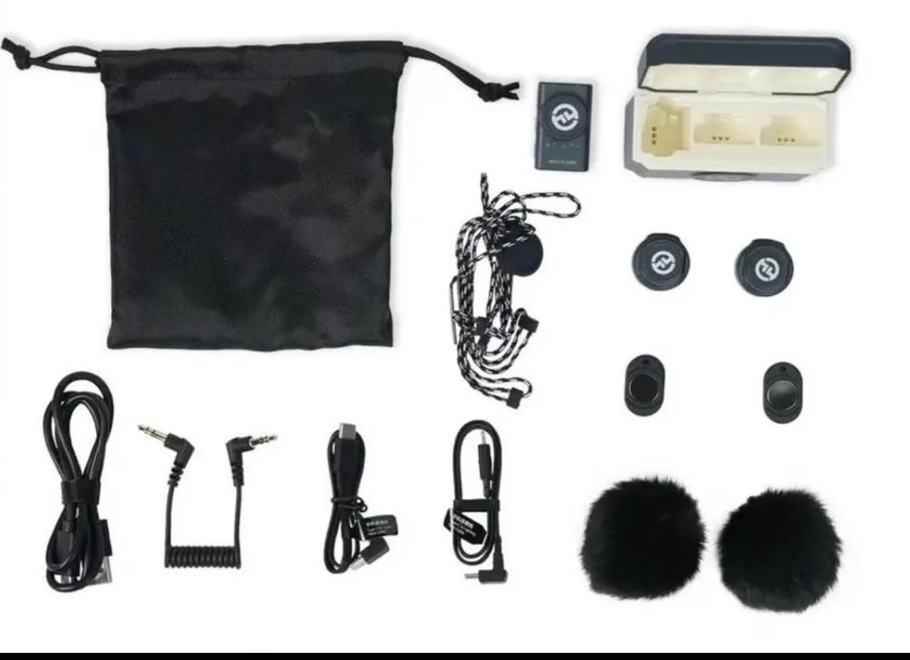 microfone hollyland lark m2 para camera dslr - Foto 2
