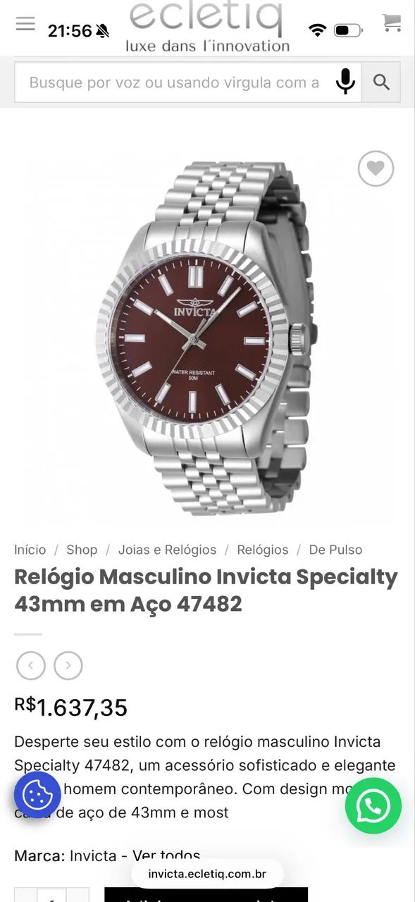 Relógio invicta Specialty men Original  - Foto 2
