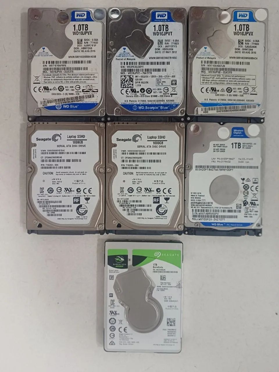 7 Hds 1tb notebook 100% saudável  - Foto 3