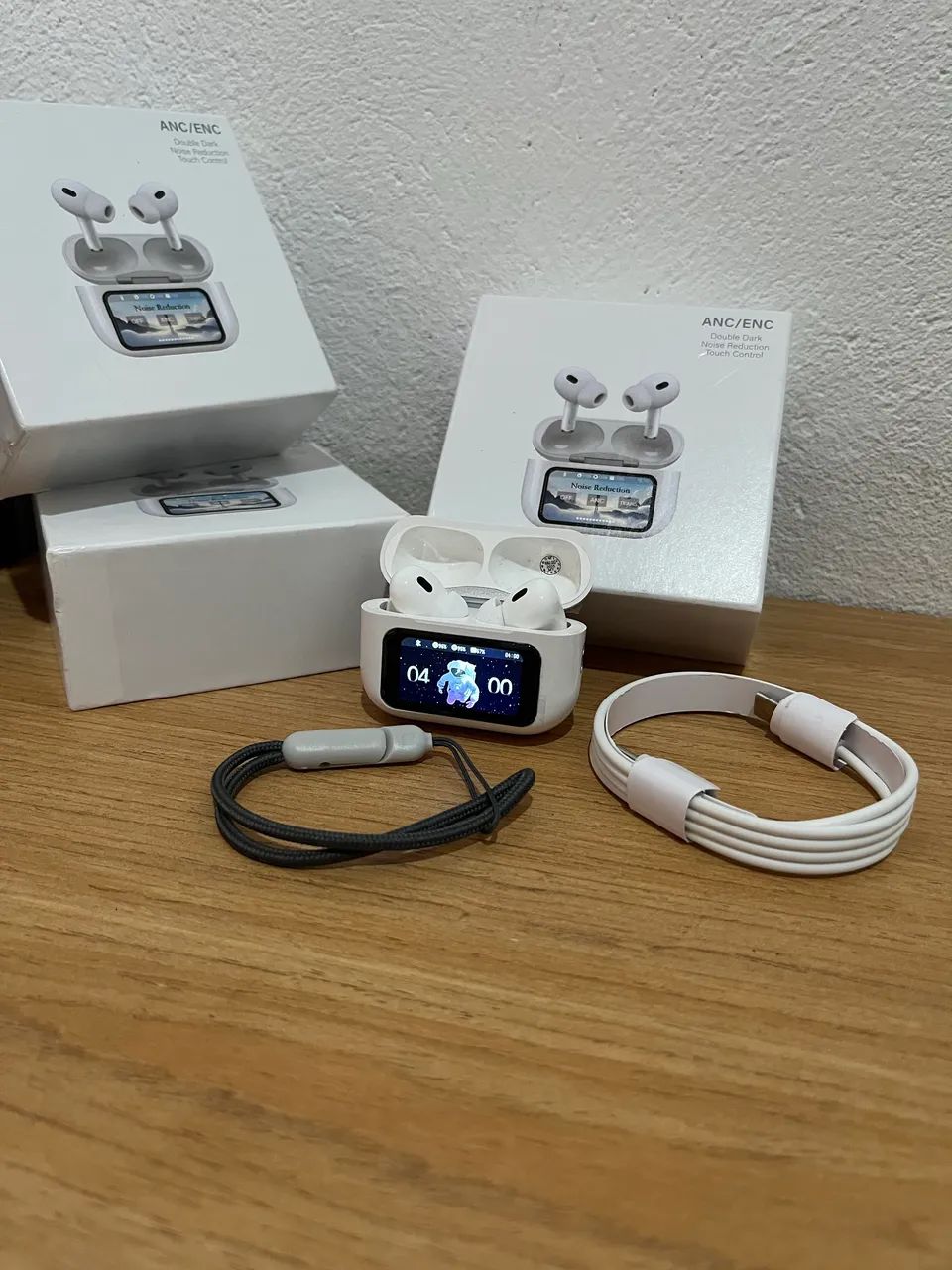 Fone de ouvido Bluetooth Com tela - Foto 4