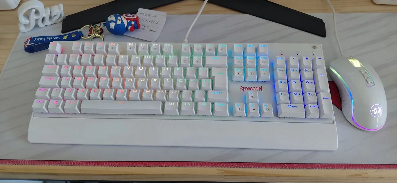 Mouse e teclado mecânico redragon  - Foto 5