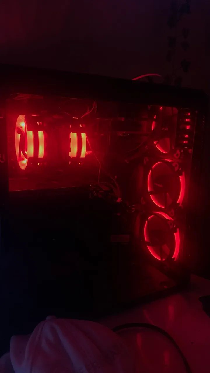 Gabinete culer com 3 fans rgb com controle  - Foto 2