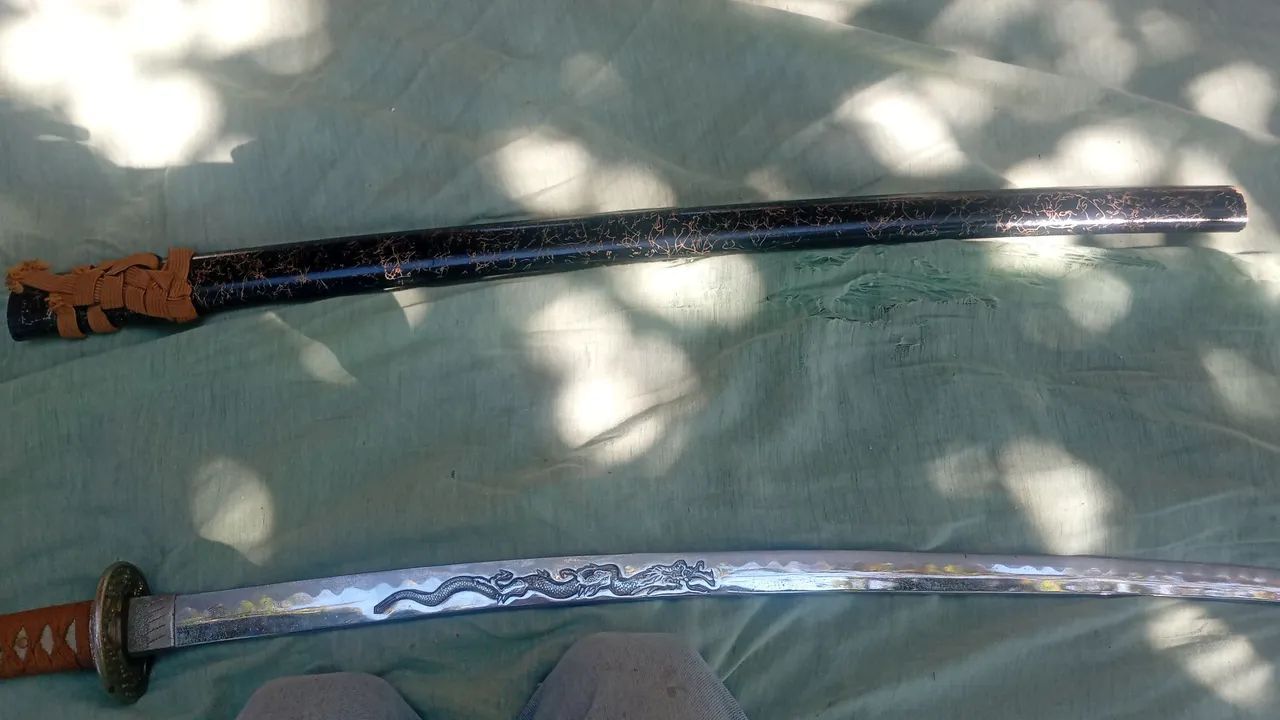Katana de aço  - Foto 3