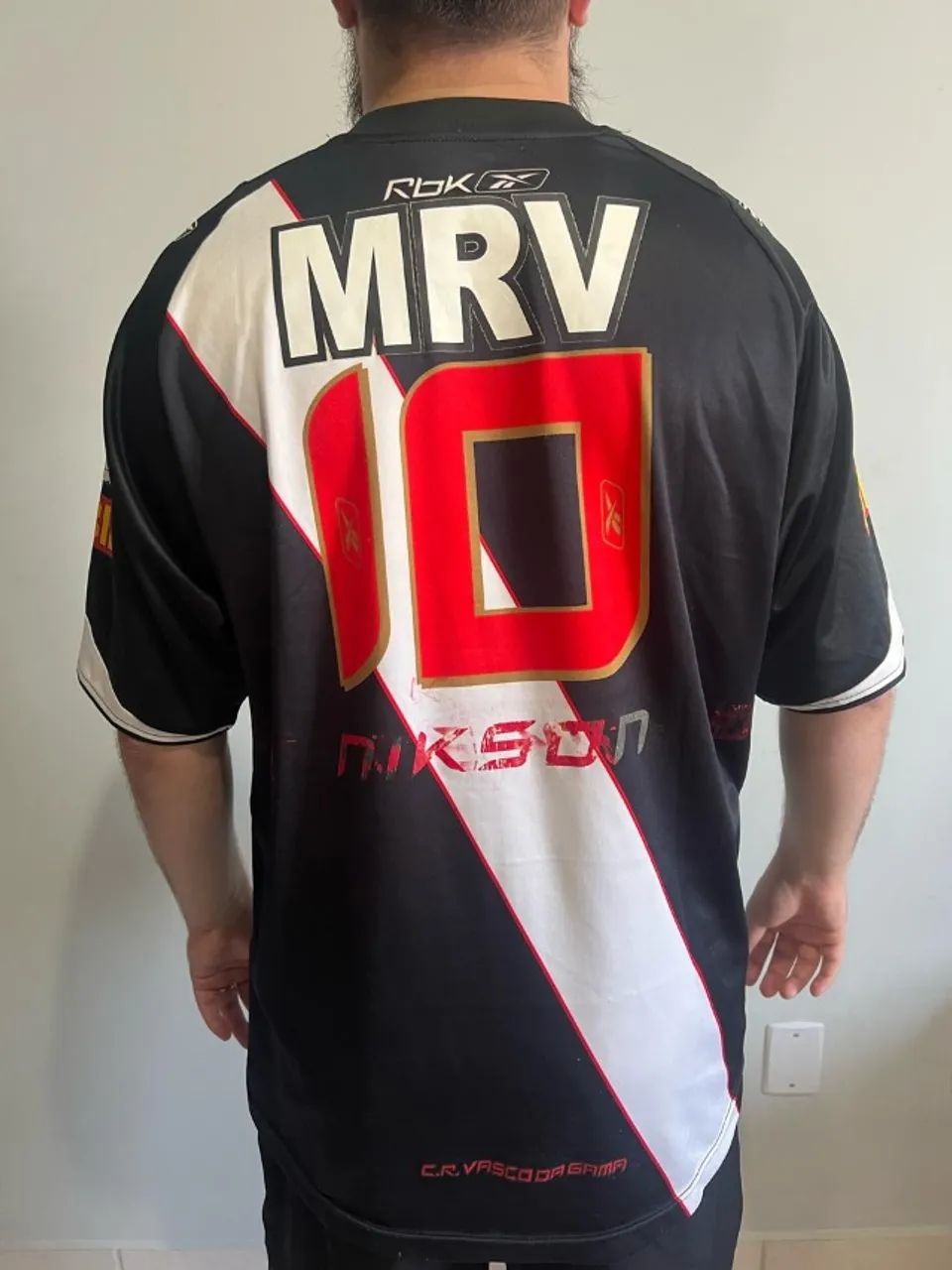 Camisa Vasco da Gama Reebok 2008 - Nº 10 (LEIA DESCRIÇÃO) - Foto 2