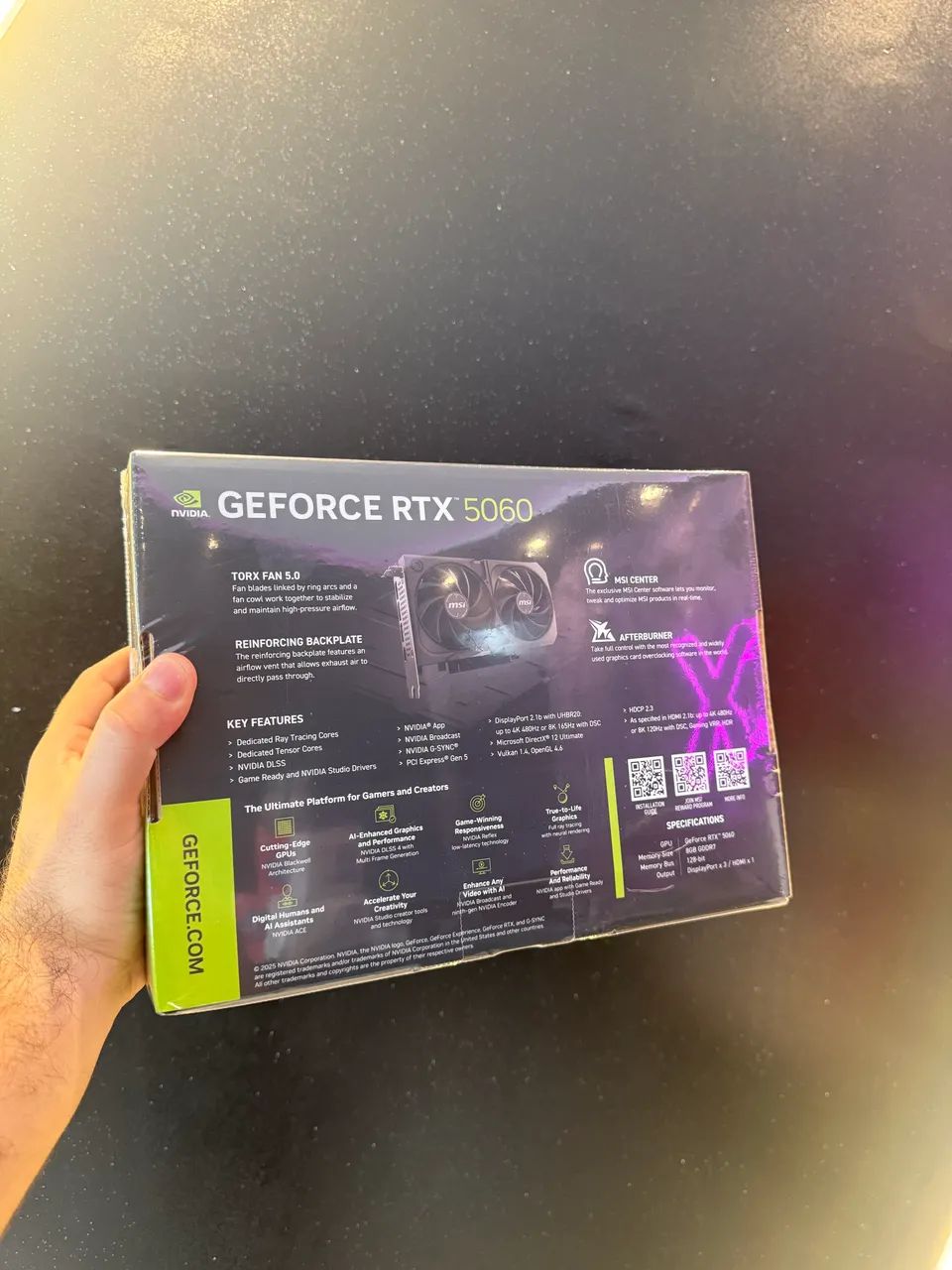 Placa de vídeo RTX5060 ventus X2 MSI NOVA - Foto 3