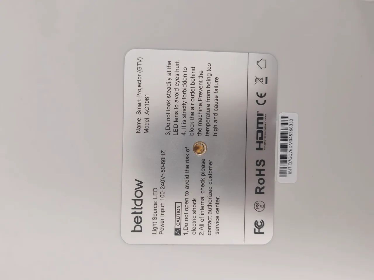 Projetor bettdow ac1061 - Foto 4