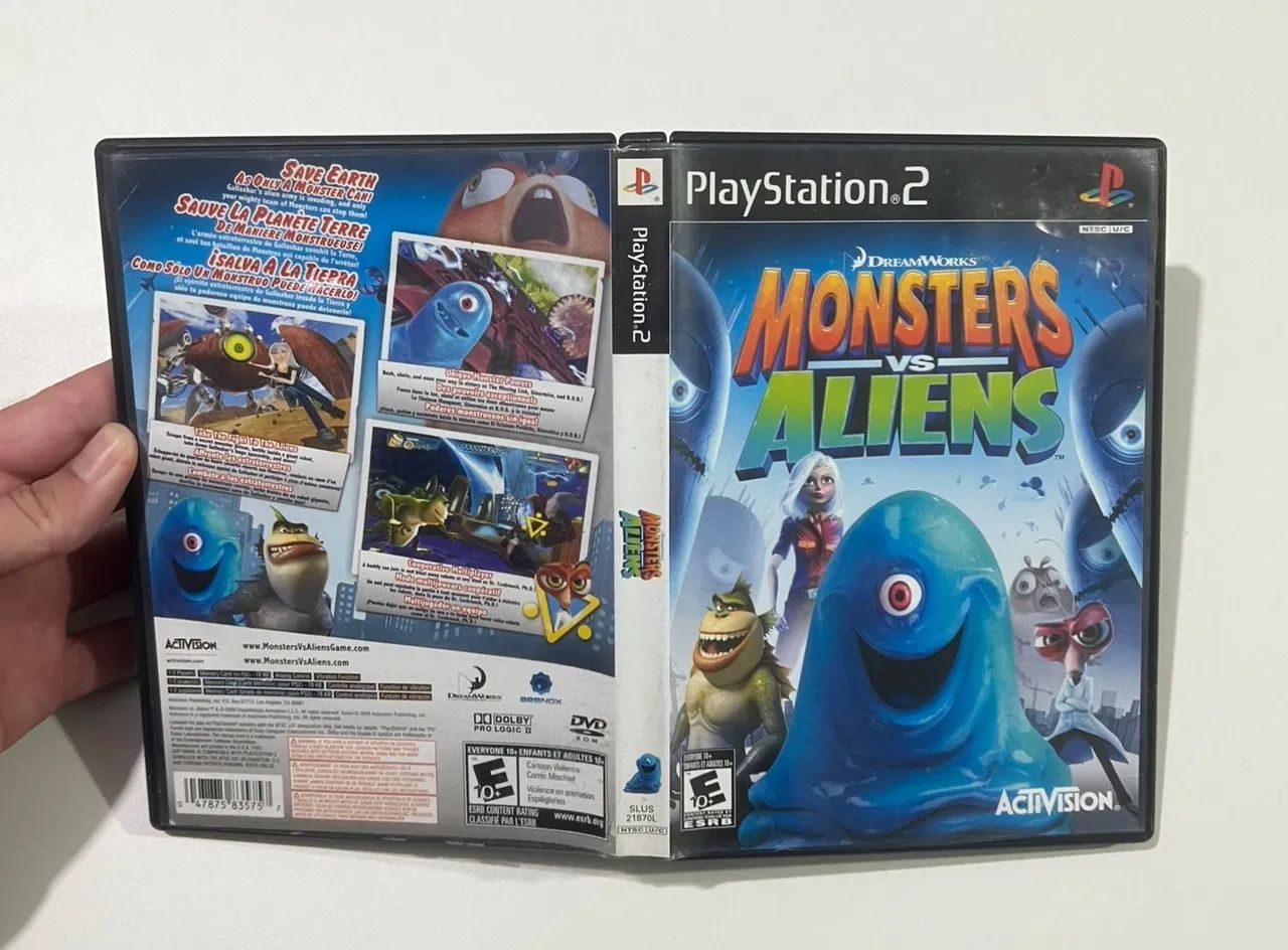 Monsters vs aliens ps2