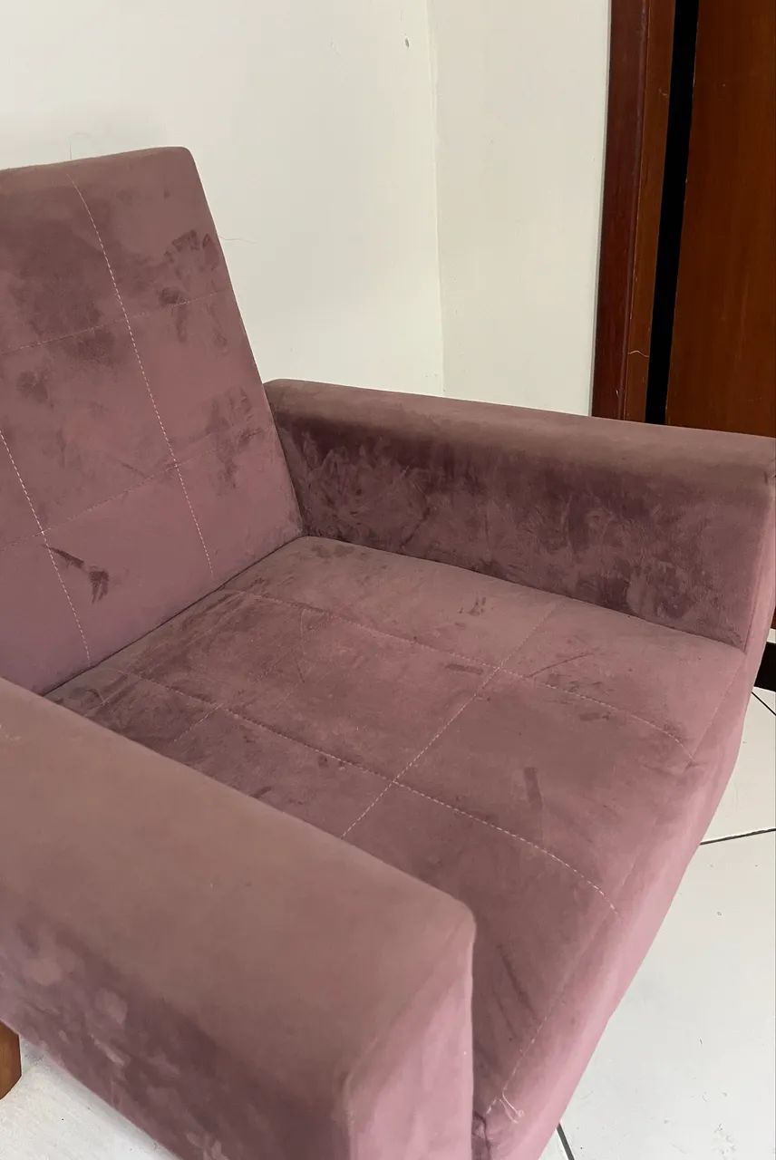 Poltrona veludo - Foto 4