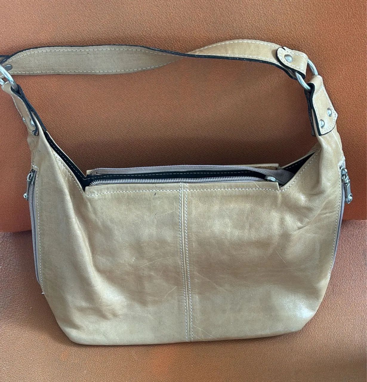 Bolsa de couro argentino 19cm x 33cm