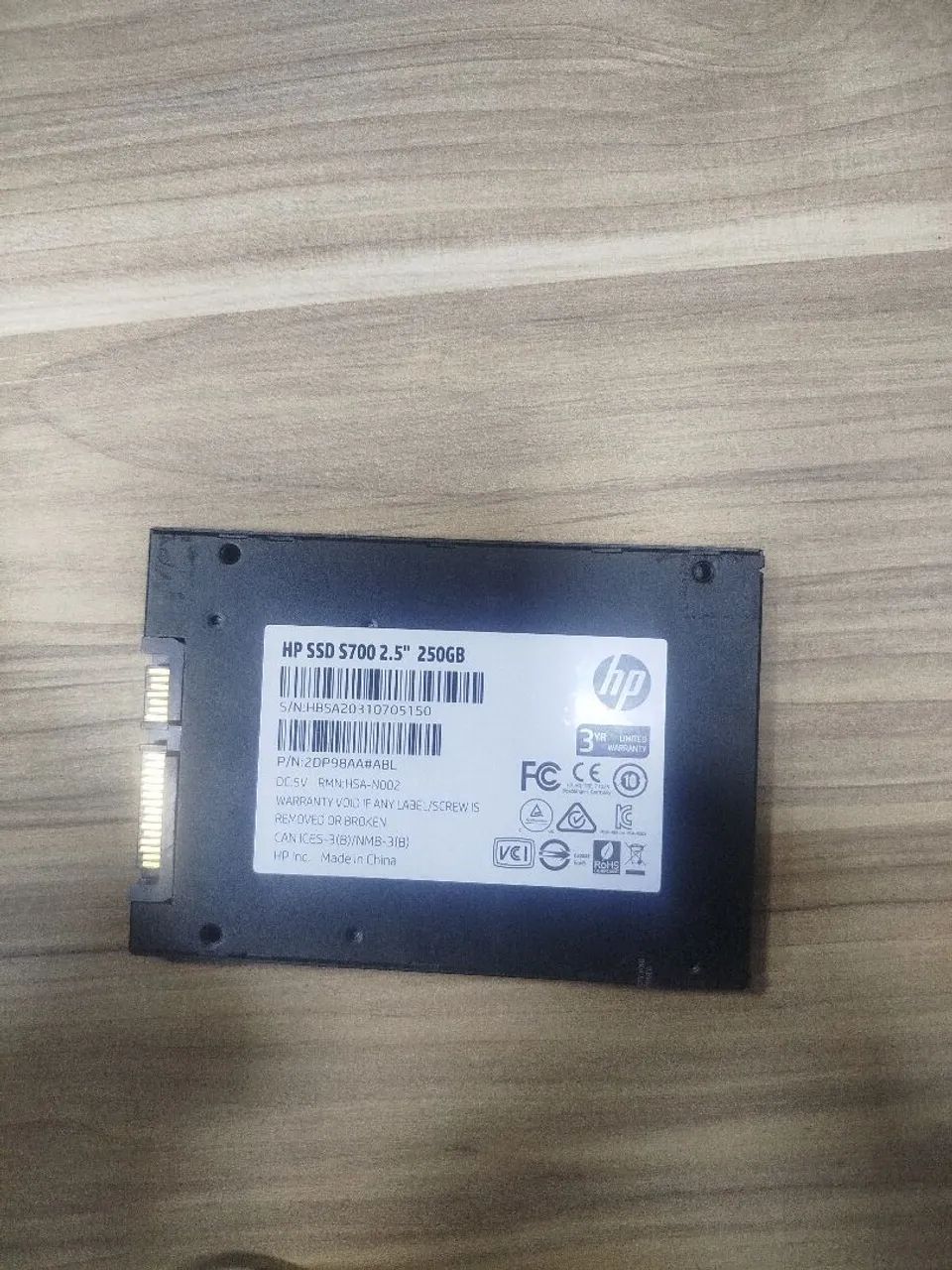 SSD HP 250GB
