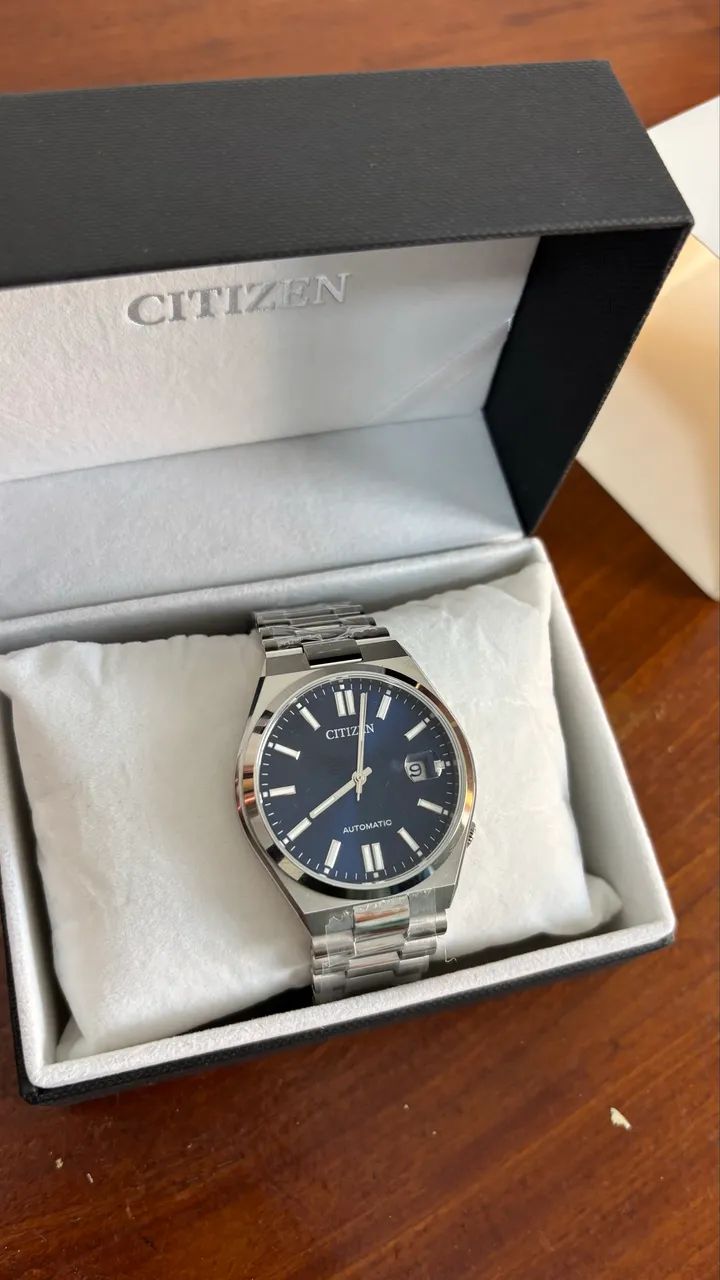 Relogio Citzen Tsuyosa 40mm Azul - Foto 4
