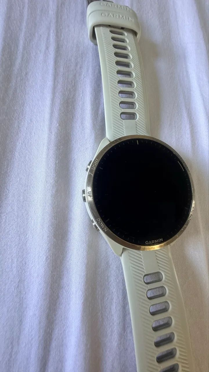 Garmin Forerunner 965 Branco - GPS, AMOLED + Carregador - Foto 2