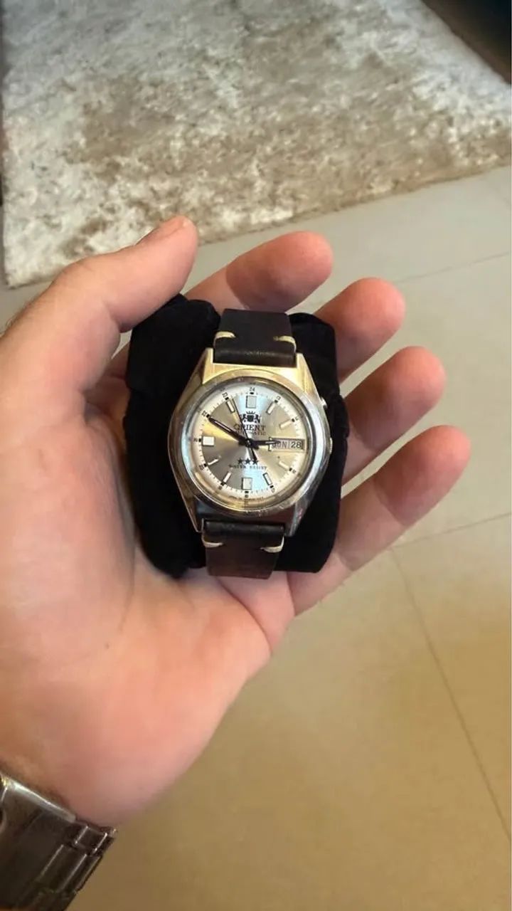 Relogio vintage orient raro de epoca