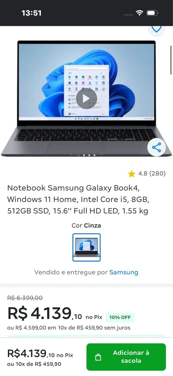 Notebook Samsung  - Foto 4