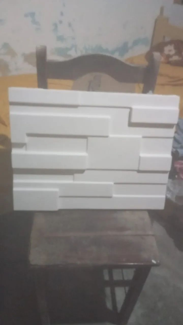Placa de gesso 3D decoração