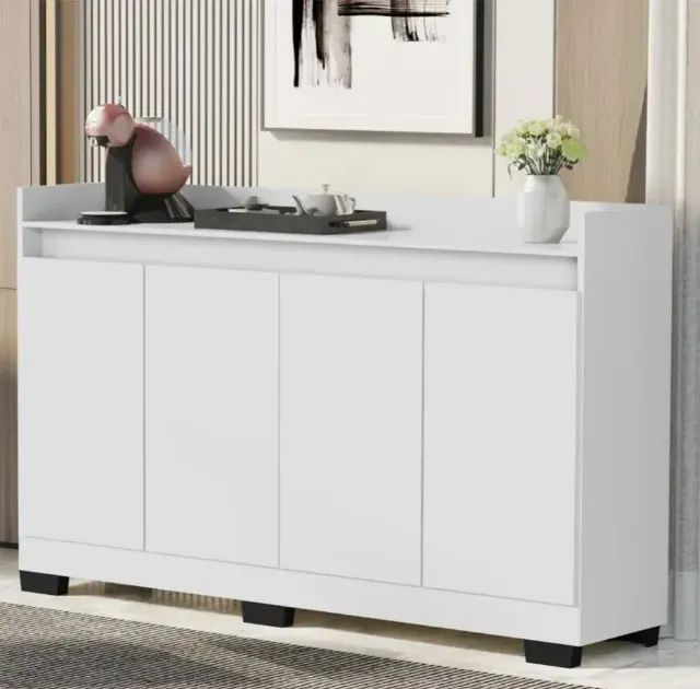 Buffet Real com 4 portas Branco