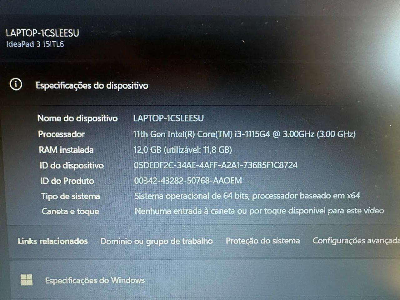 Notebook lenovo Ideapad - Foto 5