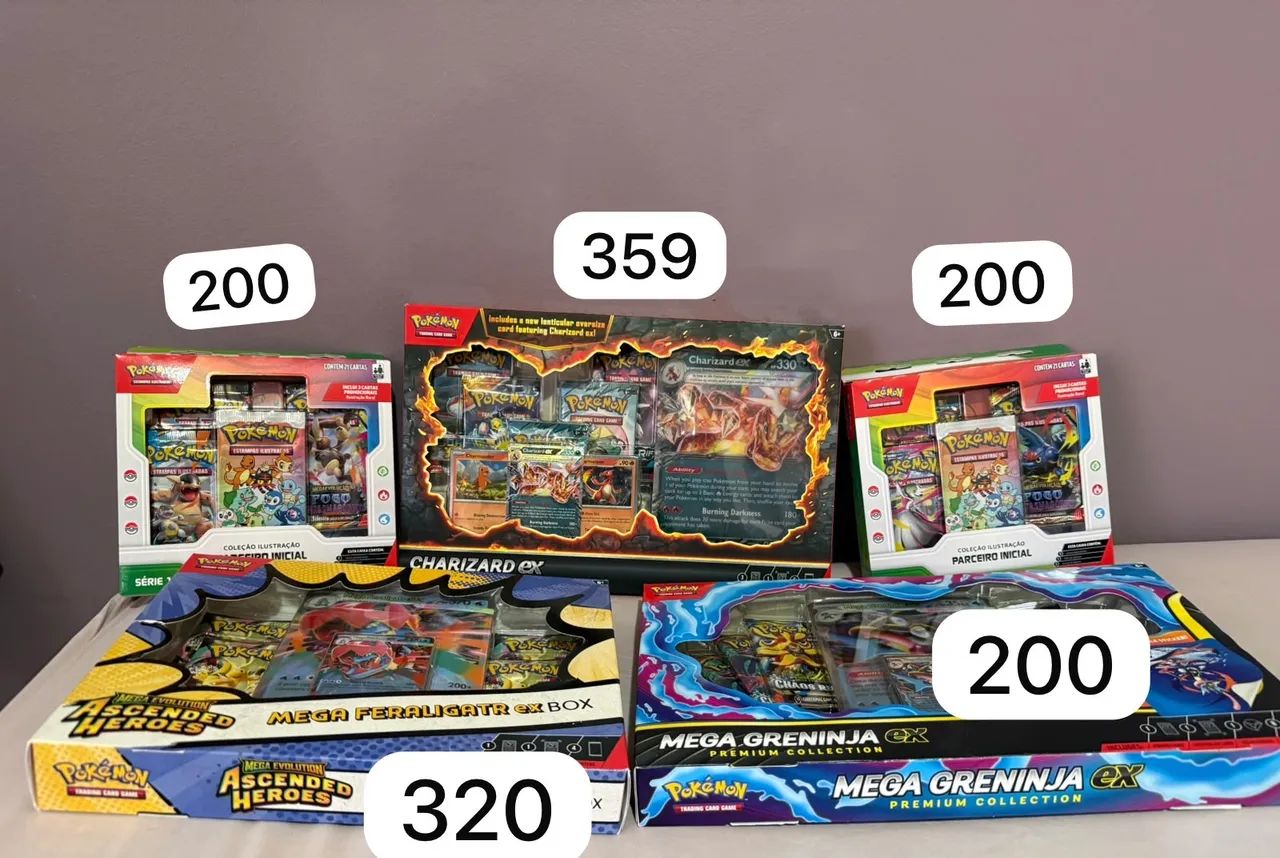 POKEMON - BOX?S ABAIXO DA LIGA