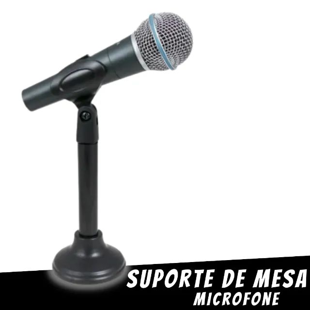 Suporte de Microfone Mini Pedestal Arcano Ar-16s de Mesa _ MS25 - Foto 2