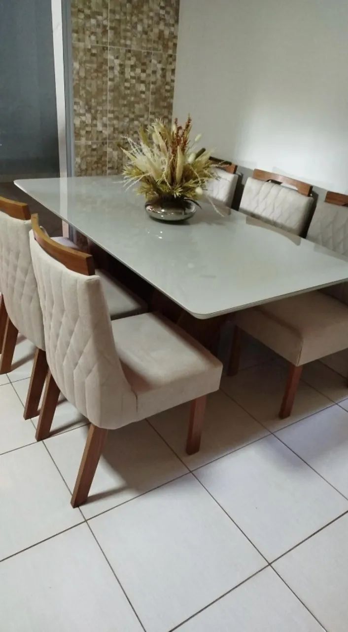 Conjunto de mesa e cadeiras de jantar  - Foto 4