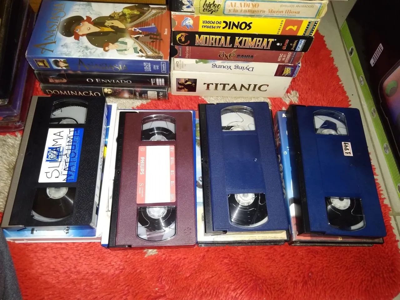Lote 18 fitas VHS usadas com filmes diversos  - Foto 3