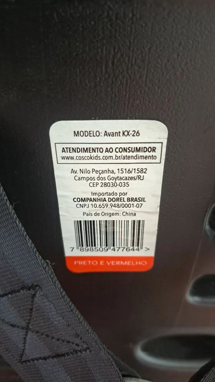 Cadeirinha Infantil Cosco Avant KX-26 (EXCELENTE) - Foto 3