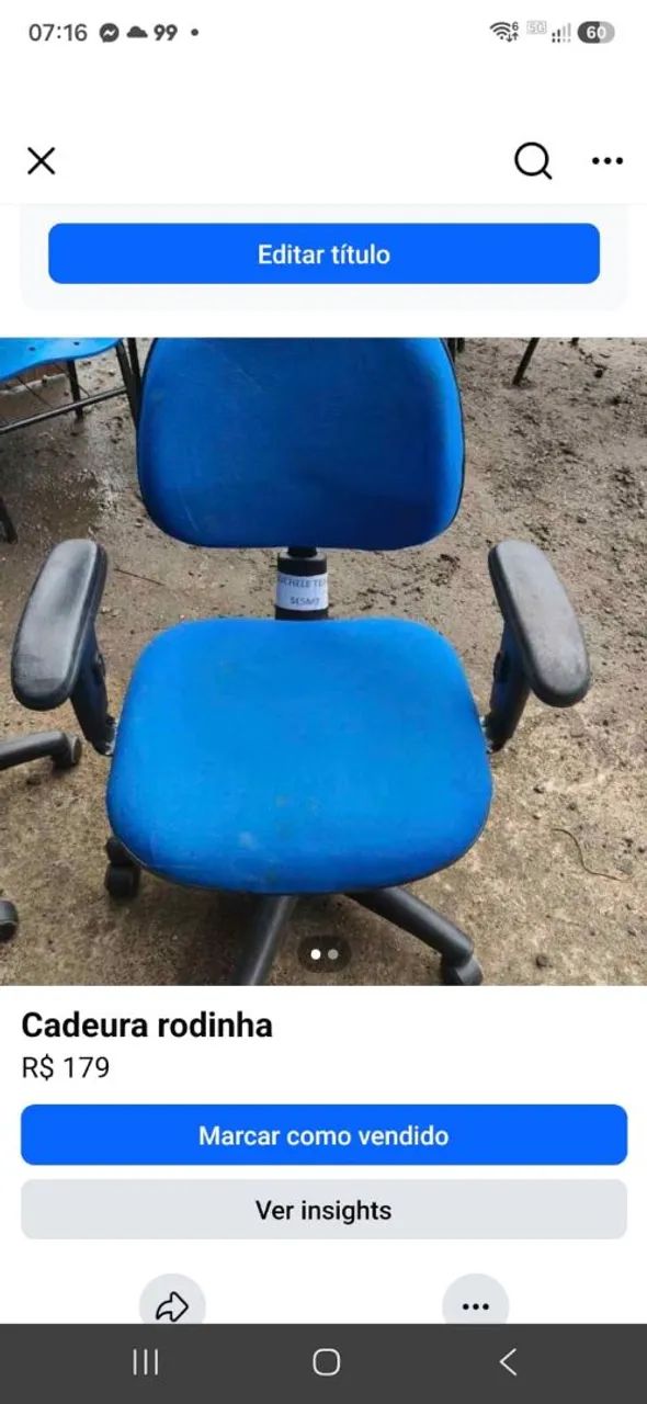 Cadeiras de rodinha - Foto 2