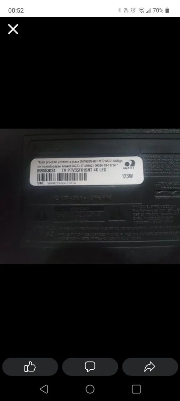 Vendo tv e displey 