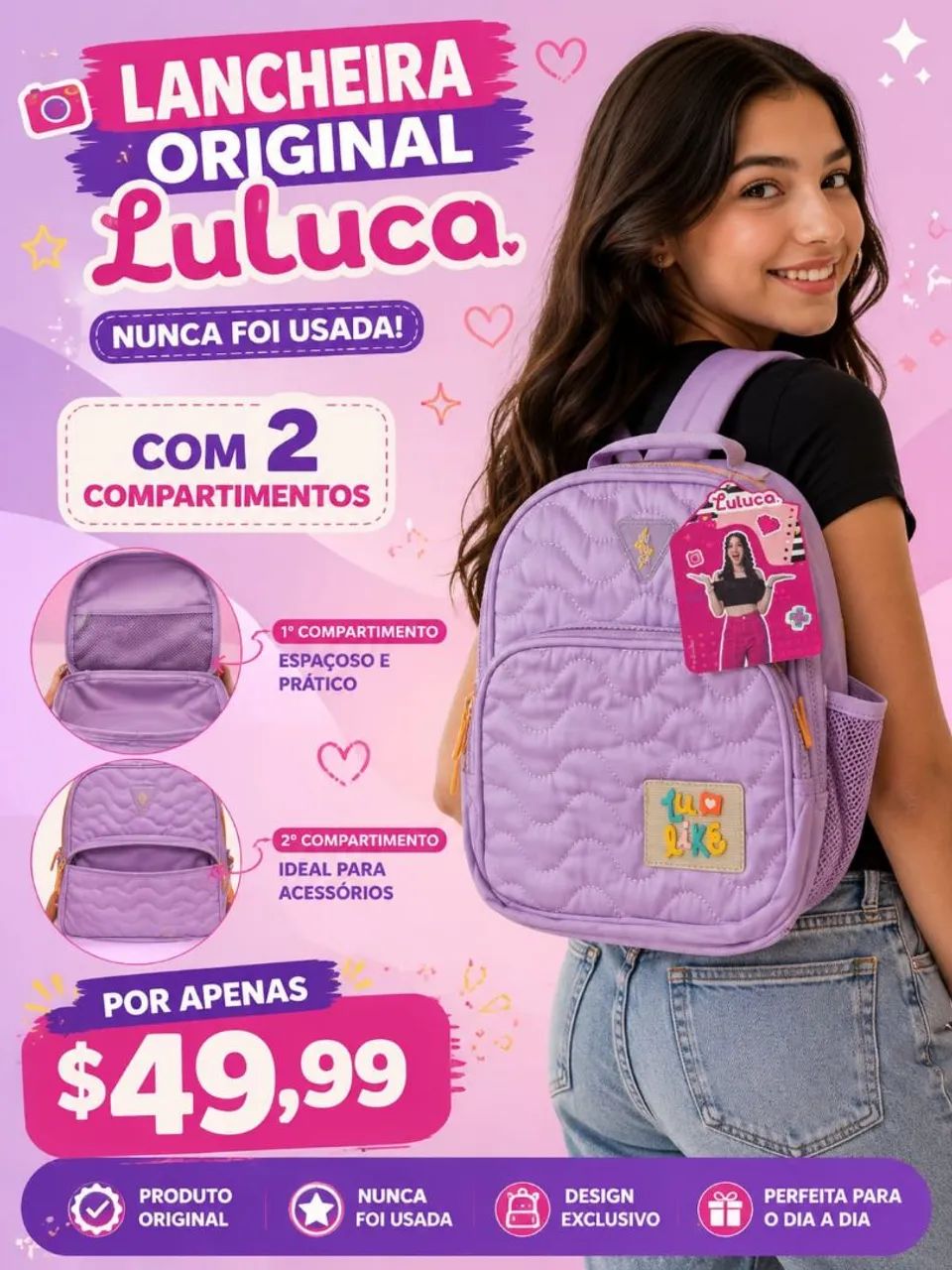 Lancheira juvenil Luluca 