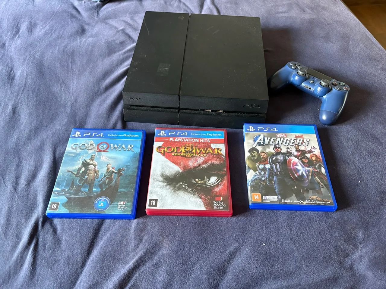 PlayStation 4 / Ps4 com controle e 3 jogos - Foto 2